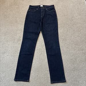 Ann Mashburn High Waisted Blue Boot Cut Jeans Cotton Blend Women's Size 27/30